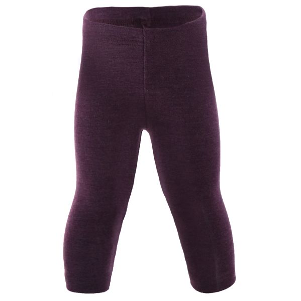 Baby-Leggings, dicker Feinripp lila melange