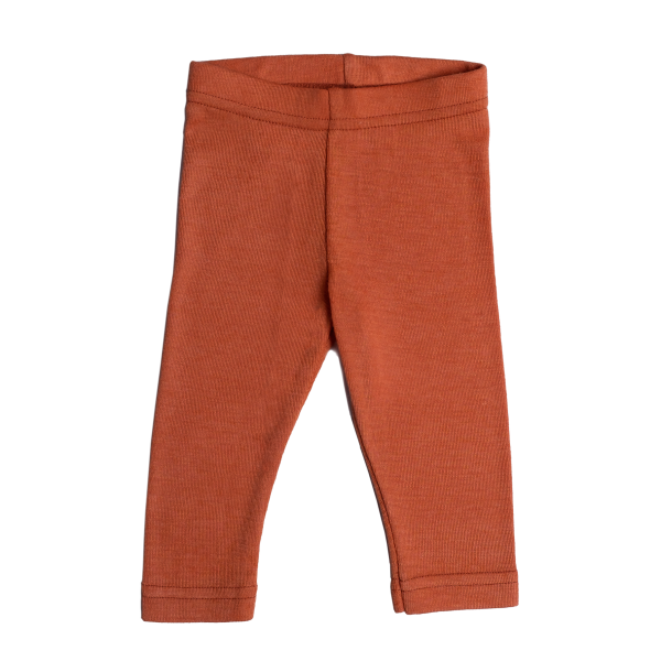 Baby-Leggings, Feinripp mandarin