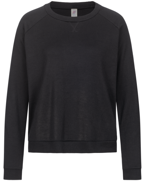 Damen-Sweater, Interlock black